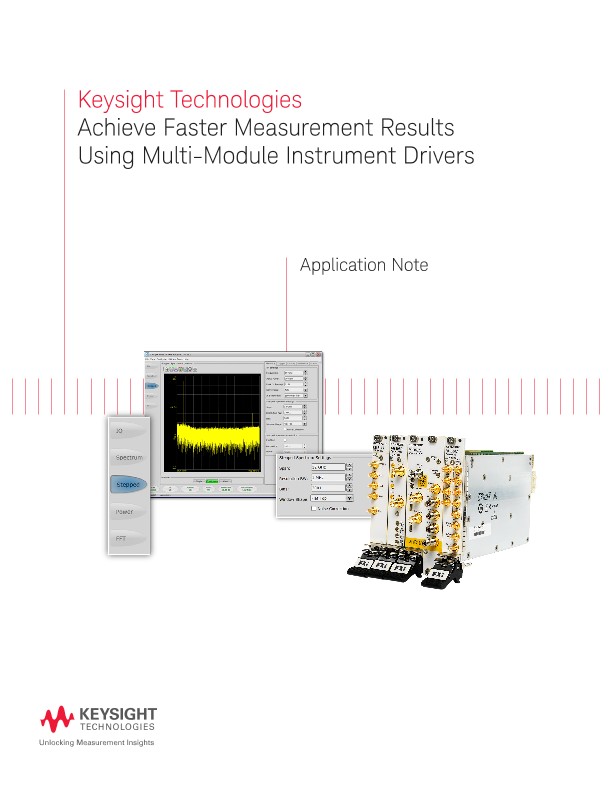 Faster Measurement Results Using MultiModule Instrument Drivers PDF